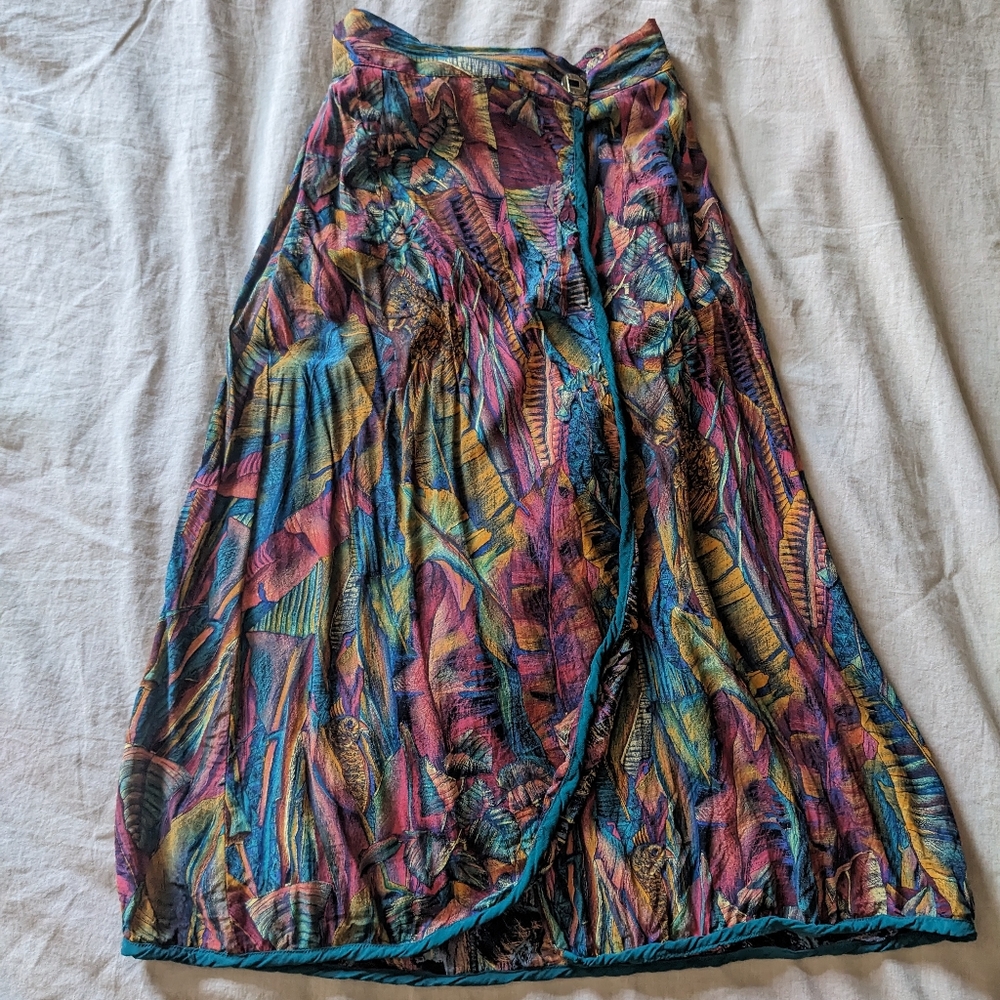 A-line wrap skirt